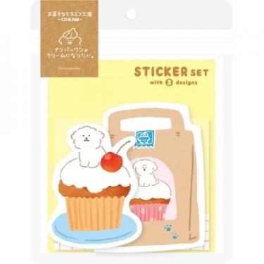 ステッカーセット お菓子などうぶつ工房 イヌ