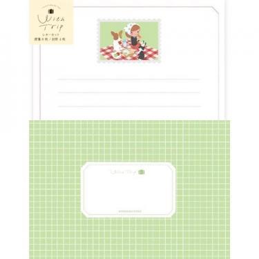 レターセット ヨモギ田リョオコ PICNIC