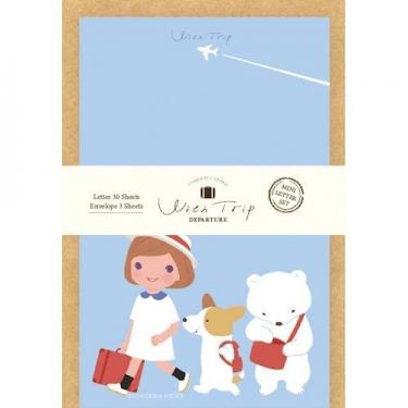 ミニレターセット ヨモギ田リョオコ DEPARTURE