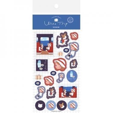 透明シールシート ヨモギ田リョオコ WINDOW