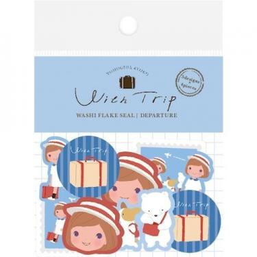 和紙フレークシール ヨモギ田リョオコ DEPARTURE