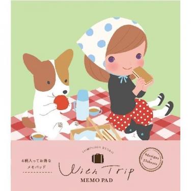 メモパッド ヨモギ田リョオコ PICNIC