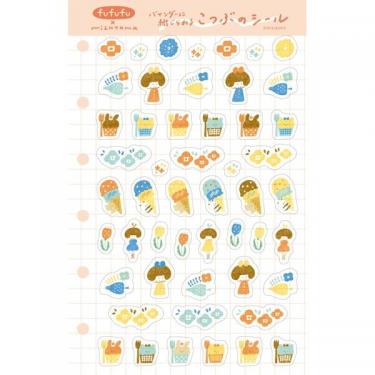 こつぶのシール fufufu手帳×mizutama おはないっぱい