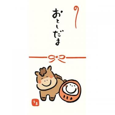 年賀のし袋 かお丸 かお丸 2枚入り