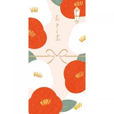 年賀のし袋 晴れ椿 2枚入り