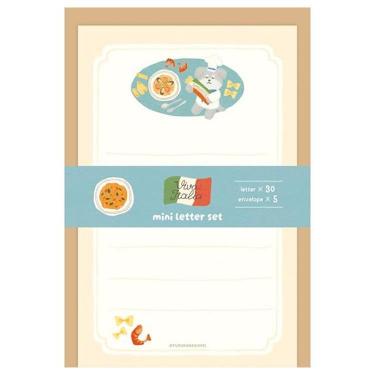 ミニレターセット イタリア パスタわんこ