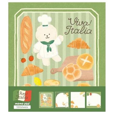 メモパッド イタリア パンわんこ