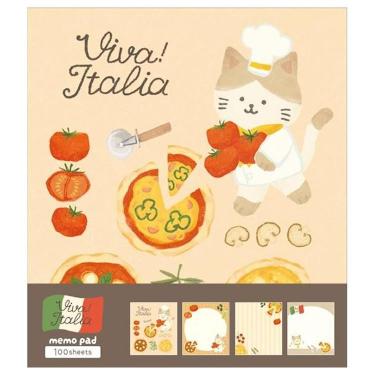 メモパッド イタリア ピザにゃんこ