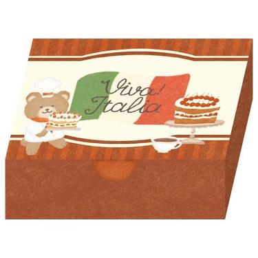 箱入りメモ イタリア デザートくま