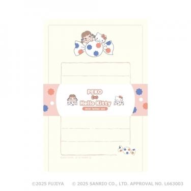 ミニレターセット PEKO×サンリオキャラクターズ ドットA