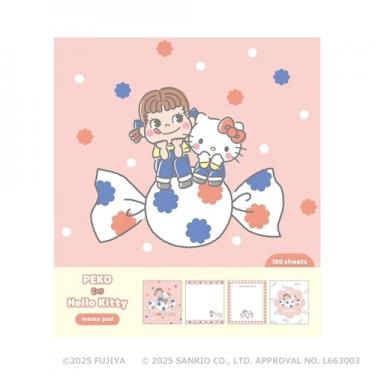 メモパッド PEKO×サンリオキャラクターズ ドットA