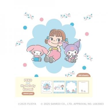 メモパッド PEKO×サンリオキャラクターズ ドットB