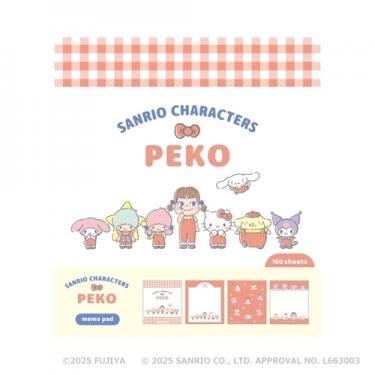 メモパッド PEKO×サンリオキャラクターズ チェックA