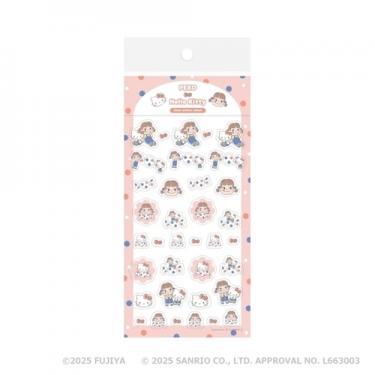 透明シールシート PEKO×サンリオキャラクターズ ドットA