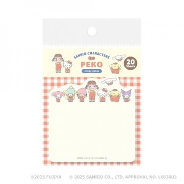 型抜き付箋 PEKO×サンリオキャラクターズ チェックA