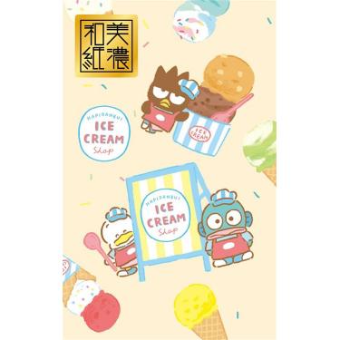 ぽち袋 はぴだんぶい アイスクリームショップ バッドばつ丸&ハンギョドン&あひるのペックル2 3枚入り【ロフト限定】