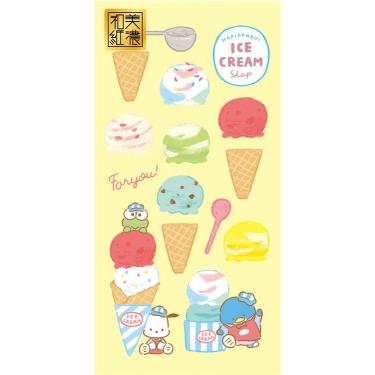 のし袋 はぴだんぶい アイスクリームショップ ポチャッコ&タキシードサム&けろけろけろっぴ2 3枚入り【ロフト限定】