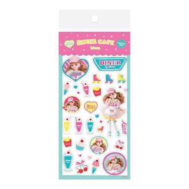 透明シールシート リカちゃん ダイナーカフェ