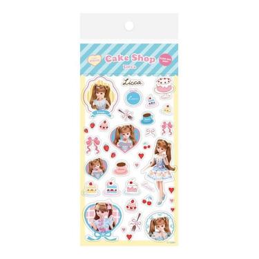 透明シールシート リカちゃん ケーキショップ