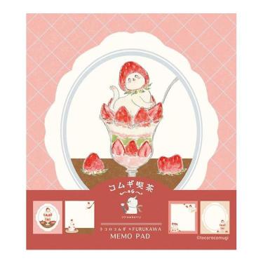 メモパッド トコロコムギ ストロベリー