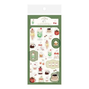 透明シールシート トコロコムギ 喫茶