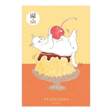 ポストカード レトロ印刷 トコロコムギ スイーツ