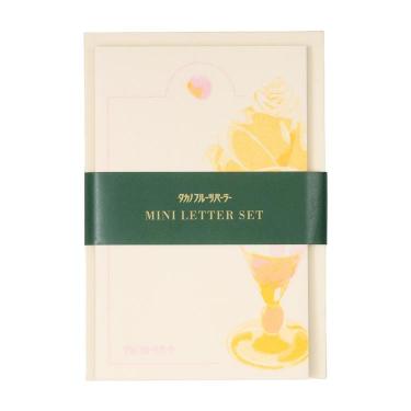 ミニレターセット タカノフルーツパーラー 桃パフェ