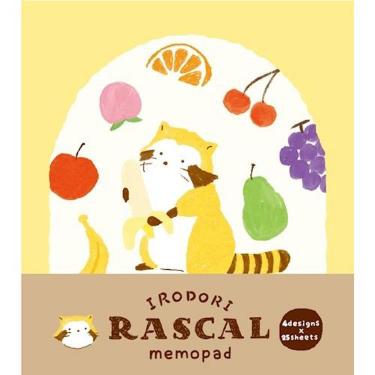 メモパッド いろどりラスカル フルーツ