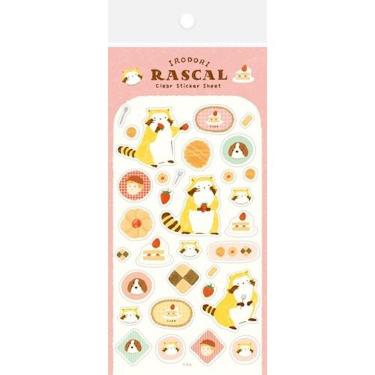 透明シールシート いろどりラスカル スイーツ