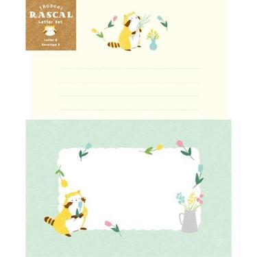 レターセット いろどりラスカル フラワー