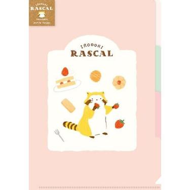 A5クリアファイル いろどりラスカル スイーツ