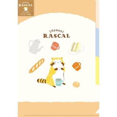 A5クリアファイル いろどりラスカル ピクニック