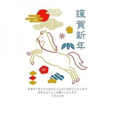 お年玉付き年賀はがき 午 N-13 3枚入り