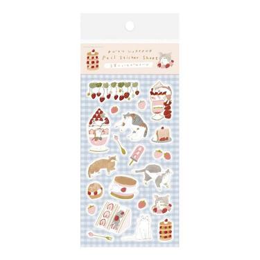 箔押しシールシート トビマツショウイチロウ いちごスイーツ