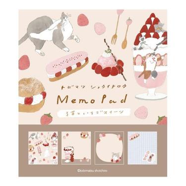 メモパッド トビマツショウイチロウ いちごスイーツ