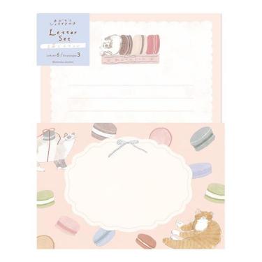 レターセット トビマツショウイチロウ マカロン