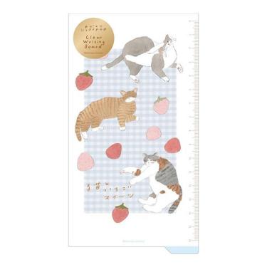 クリアミニ下敷き トビマツショウイチロウ いちごスイーツ