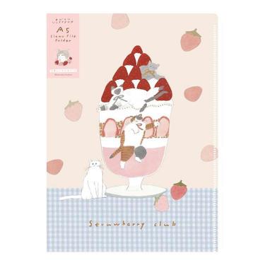 クリアファイル A5 トビマツショウイチロウ いちごスイーツ