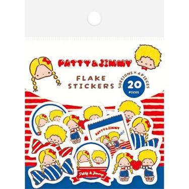 和紙フレークシール おやつパーティー サンリオキャラクターズ パティ&ジミー