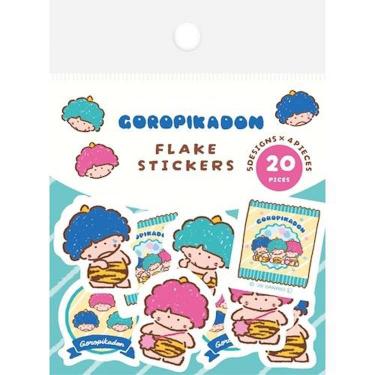 和紙フレークシール おやつパーティー サンリオキャラクターズ ゴロピカドン