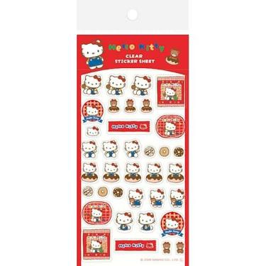 透明シールシート おやつパーティー サンリオキャラクターズ ハローキティ