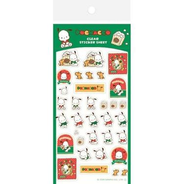 透明シールシート おやつパーティー サンリオキャラクターズ ポチャッコ