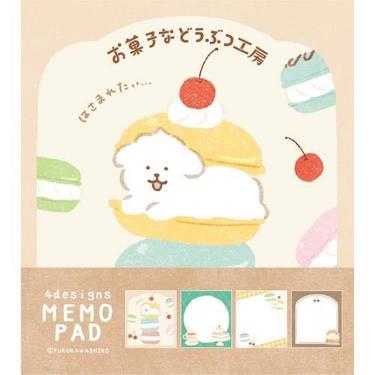 メモパッド お菓子などうぶつ工房 はさまれワンコ