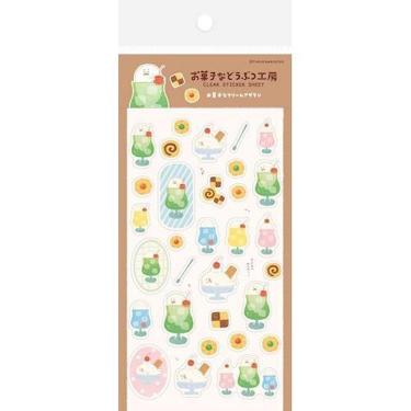透明シールシート お菓子などうぶつ工房 クリームアザラシ