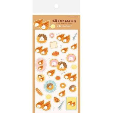 透明シールシート お菓子などうぶつ工房 すっぽりウサギ