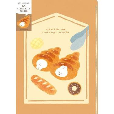A5クリアファイル お菓子などうぶつ工房 すっぽりウサギ