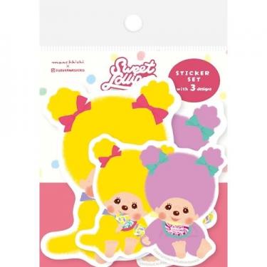 ステッカー 3柄セット モンチッチ ロリポップ