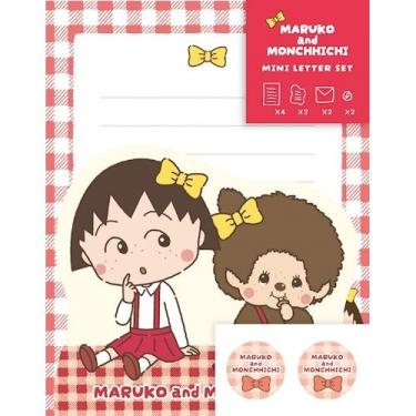 ダイカットミニレターセット まる子+モンチッチ