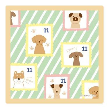 おりがみ小箱 C いぬ