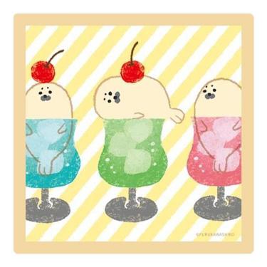 おりがみ小箱 E お菓子などうぶつ